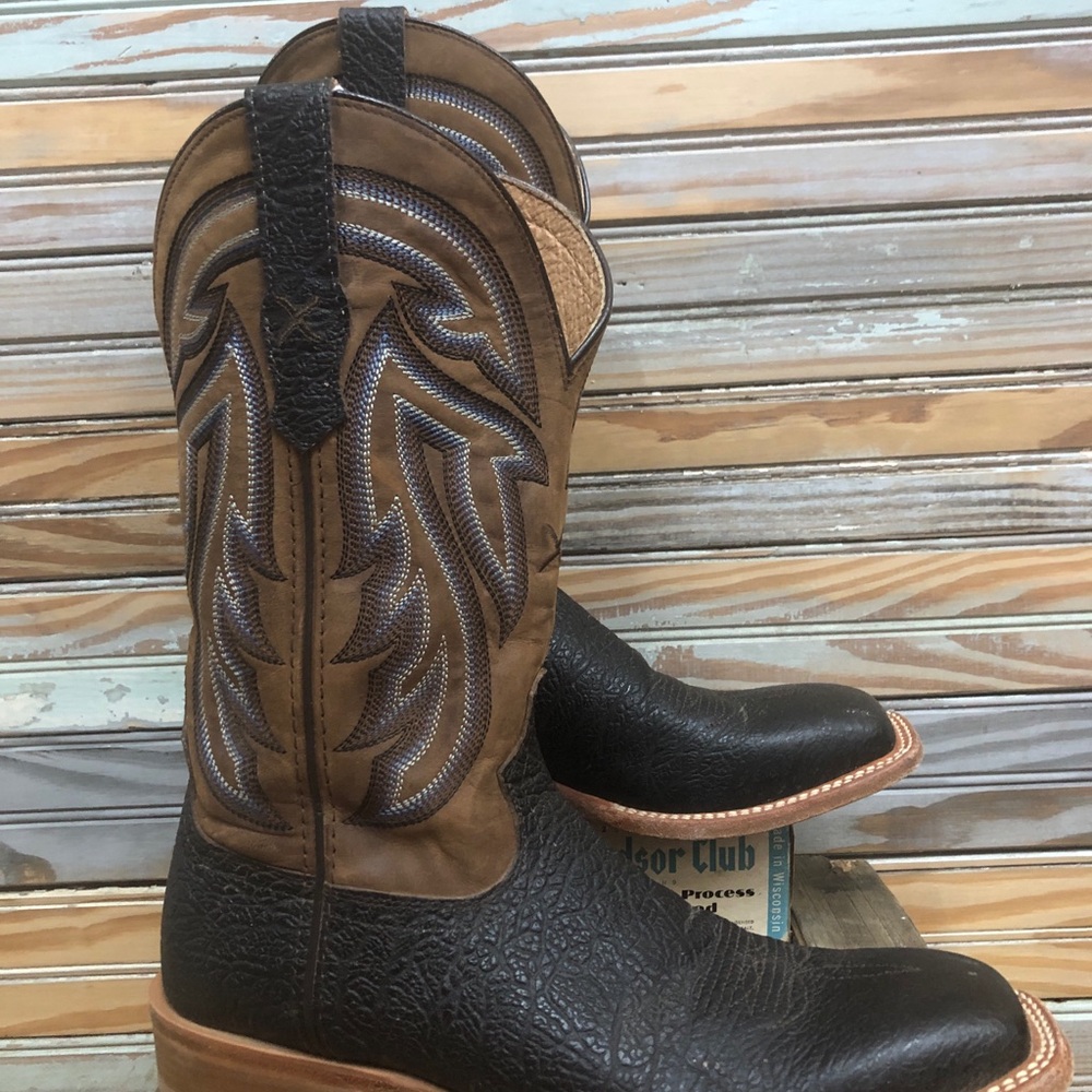 Men's Twisted X Western Cowboy Boots - Black and Brown